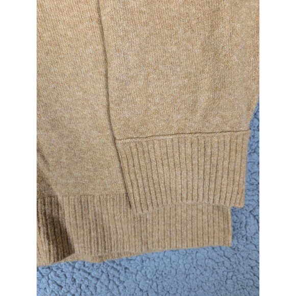J.CREW Women's Crewneck Pullover Sweater In Extra Soft Yarn Wool Blend Camel 3X - Picture 6 of 11
